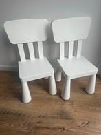 Ikea Mammut Kinderstoel Wit 2 stuks, Ophalen, Gebruikt, Stoel(en)