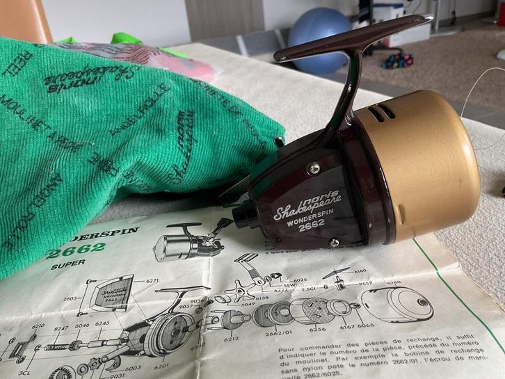 Shakespeare Noris Wonderspin 2662 Werpmolen, Watersport en Boten, Hengelsport | Algemeen, Gebruikt, Overige typen, Ophalen