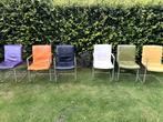 Eetkamerstoelen 6 stuks, Huis en Inrichting, Ophalen, Gebruikt, Overige kleuren, Metaal