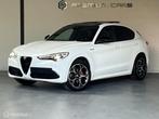 Alfa Romeo Stelvio 2.0 T Q4 AWD Veloce Pano Keyless Acc, Automaat, Zwart, Wit, Leder