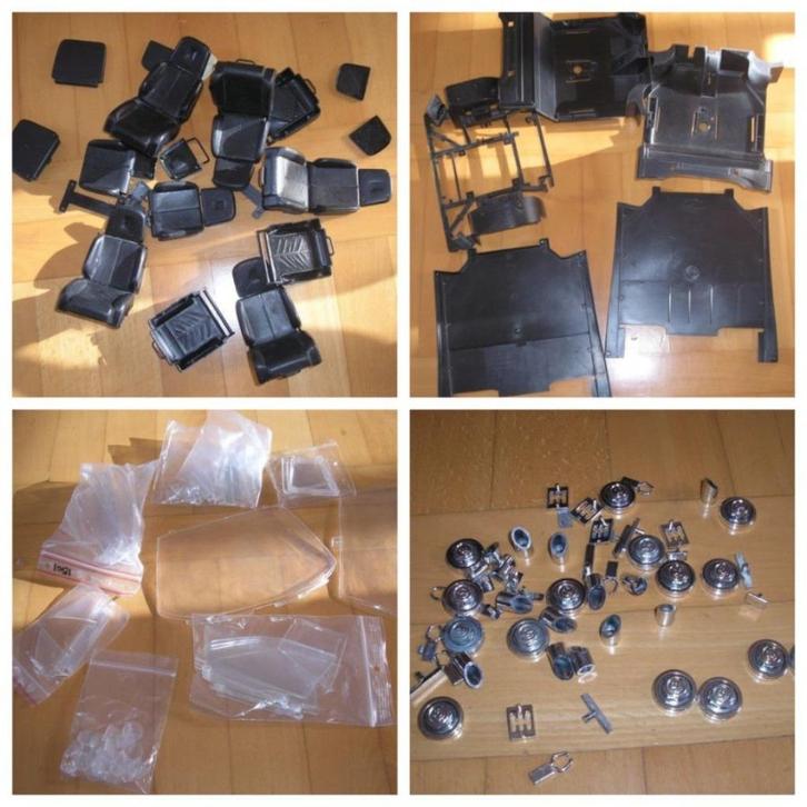 Diverse reserveonderdelen Testarossa Pocher 1/8 bulkonderdel, Hobby en Vrije tijd, Modelauto's | 1:5 tot 1:12, Zo goed als nieuw