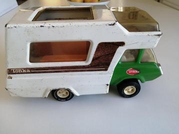 Vintage oude Tonka camper leuk voor de camper liefhebber beschikbaar voor biedingen