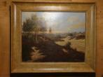 Heidelandschap, Antiek en Kunst, Kunst | Schilderijen | Klassiek, Ophalen of Verzenden