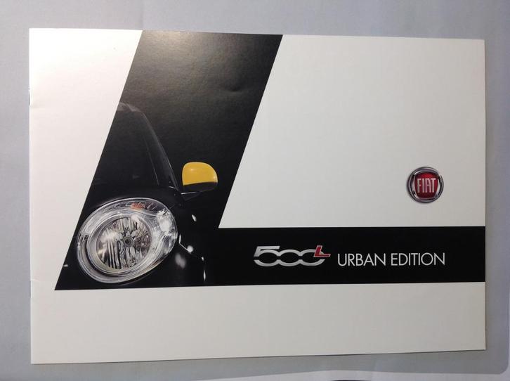 Fiat 500 L Urban Edition folder NED 8 blz, Boeken, Auto's | Folders en Tijdschriften, Nieuw, Overige merken, Ophalen of Verzenden