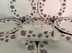 Royal albert SWEET VIOLETS ONTBIJTSET💜🤍💜🤍, Ophalen, Zo goed als nieuw, Bord(en), Overige stijlen