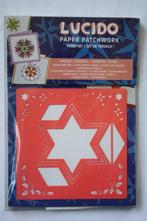 Lucido paper patchworkset ster 6 punten, Verzenden, Nieuw, Kerst, Pons of Mal