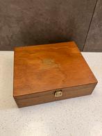 Pickwick theedoos - 12 vakken hout, Ophalen of Verzenden, Gebruikt