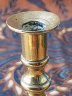 Mooie antieke koperen kandelaar uit Engeland 15,3 cm. 1900., Ophalen of Verzenden, Koper of Brons