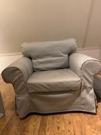 Stoffen fauteuil Ektorp, Minder dan 75 cm, Gebruikt, Landelijk, Hout