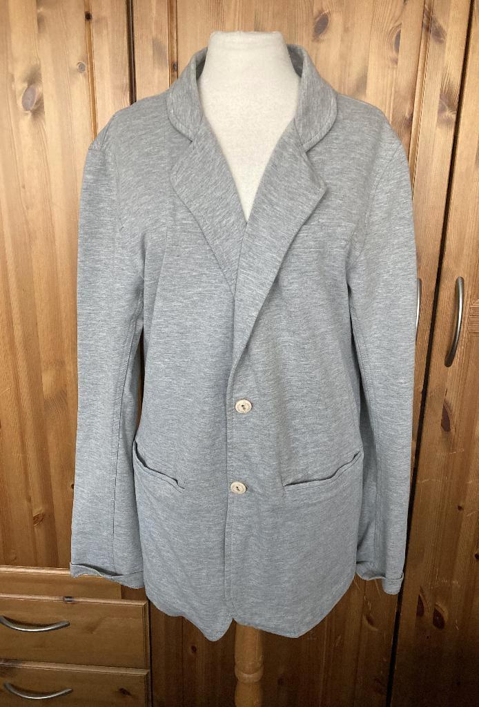 Maat: L / Grijze blazer, Kleding | Dames, Jasjes, Kostuums en Pakken, Gedragen, Jasje, Maat 42/44 (L), Grijs, Ophalen of Verzenden
