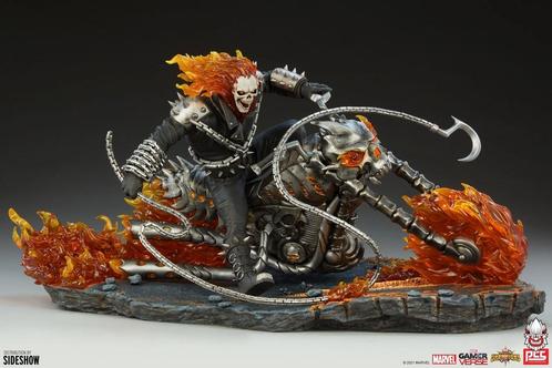 Pcs ghost rider diorama,sideshow.premium collectibles studio, Verzamelen, Poppetjes en Figuurtjes, Zo goed als nieuw, Ophalen of Verzenden