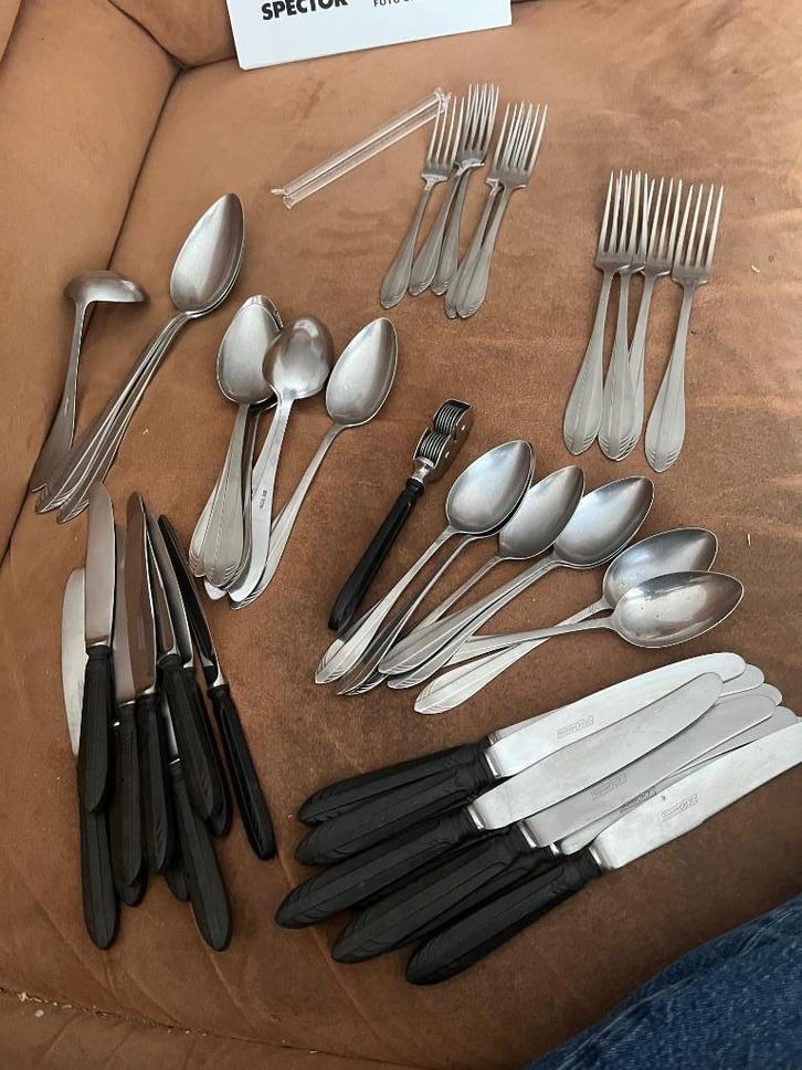 GERO bestek - 44 stuks, Huis en Inrichting, Keuken | Bestek, Gebruikt, Los bestek, Rvs of Chroom, Vaatwasserbestendig, Ophalen of Verzenden