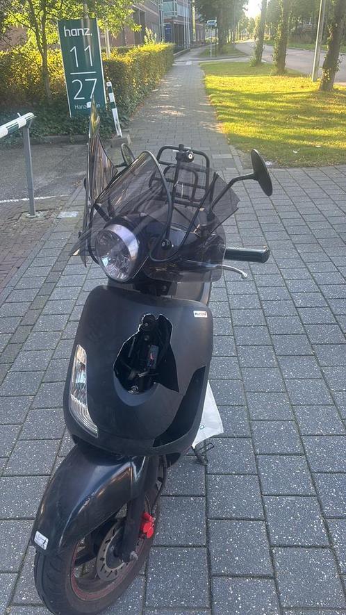 Sym Fiddle 2 2018, Fietsen en Brommers, Snorfietsen en Snorscooters, Gebruikt, SYM, Benzine, Ophalen