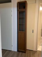 Houten vitrinekast, Huis en Inrichting, Kasten | Vitrinekasten, Ophalen, Minder dan 50 cm, Zo goed als nieuw, 150 tot 200 cm