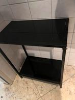 Twee zwarte kastjes, Ophalen, (Half)hoge kast, Minder dan 50 cm, Gebruikt