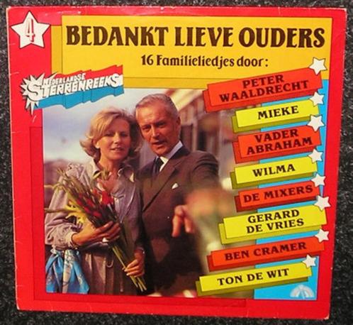 Bedankt Lieve Ouders – 16 Familieliedjes Door: 1982 LP1450, Cd's en Dvd's, Vinyl | Verzamelalbums, Nederlandstalig, Overige formaten