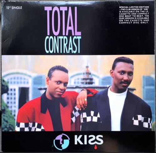 Vinyl Total Contrast – Kiss (Maxi-Single), Cd's en Dvd's, Vinyl Singles, Gebruikt, Maxi-single, Pop, 12 inch, Ophalen of Verzenden
