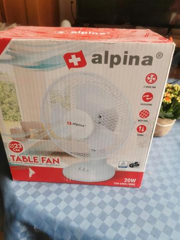 Ventilator alpina nieuw in doos beschikbaar voor biedingen