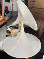Wit hanglamp 2st .Design Harco Loor., Ophalen