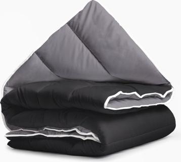 All-in one lazy dekbed 140x200 Zwart-Antraciet beschikbaar voor biedingen