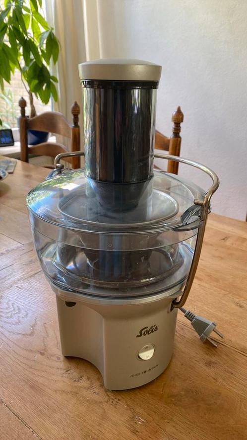 Sapcentrifuge/slowjuicer van Solis, Witgoed en Apparatuur, Juicers, Zo goed als nieuw, Sapcentrifuge, Ophalen of Verzenden