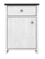 VOORRAAD Wit eiken wandkast met lade en Antraciet blad NIEUW, Modern, Antraciet, Wit eiken, Nieuw, kast met lade, Metaal, Nieuw