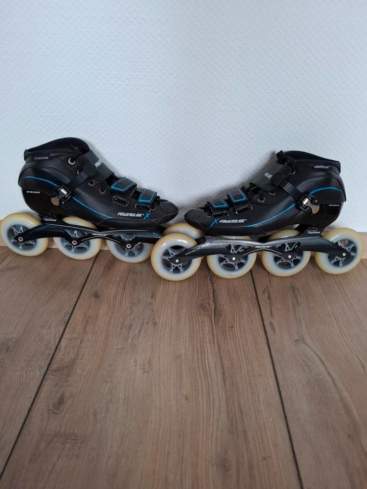 Powerslide X skeelers maat 43, Sport en Fitness, Skeelers, Zo goed als nieuw, Inline skates 4 wielen, Powerslide, Ophalen of Verzenden