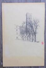 A573 Cecile Walton (toegeschr) stadgezicht, Antiek en Kunst, Ophalen of Verzenden