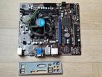 MSI H61M-E33 Moederbord met Intel Core i3 2120 Processor, Gebruikt, DDR3, Ophalen of Verzenden, Micro-ATX