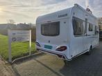 Knaus Sudwind 60 Years 460 EU met luifel, mover en lengtebed, Caravans en Kamperen, Caravans, Schokbreker, Bedrijf, Treinzit, 5 tot 6 meter