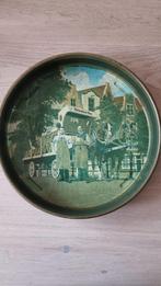 Oud Heiniken metalen dienblad., Ophalen of Verzenden, Zo goed als nieuw, Rond, Metaal