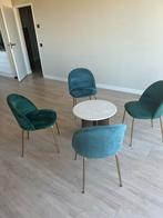 Kave Home eetkamerstoel – fluweel, in goede staat, Huis en Inrichting, Stoelen, Ophalen, Overige kleuren, Stof, Vier