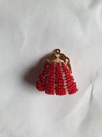 vintage kettinghanger  tasje / portomonnee kraaltjes, Ophalen, Goud, Overige materialen, Overige voorstellingen