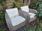 2 heerlijke wicker loungestoelen voor buiten., Ophalen, Zo goed als nieuw, Wicker, 2 zitplaatsen
