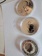 Zilveren Munten totaal 25 ounce puur zilver, Ophalen of Verzenden, Setje, Zilver