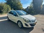 Opel Corsa 1.2 16V LPG 3D 2013 Wit, Auto's, 83 pk, Zwart, 4 cilinders, 1229 cc