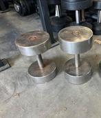 Chrome dumbells 16 en 20 kg gewichten, Ophalen, Dumbbell, Gebruikt, Chrome dumbells