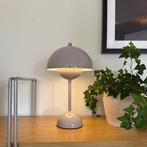 Beige flowerpot mushroom design lamp draadloos nieuw in doos, Nieuw, Ophalen of Verzenden, Vintage retro design, Metaal
