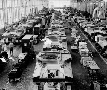 Chrysler tankfabriek - 1942 - fotoprint beschikbaar voor biedingen