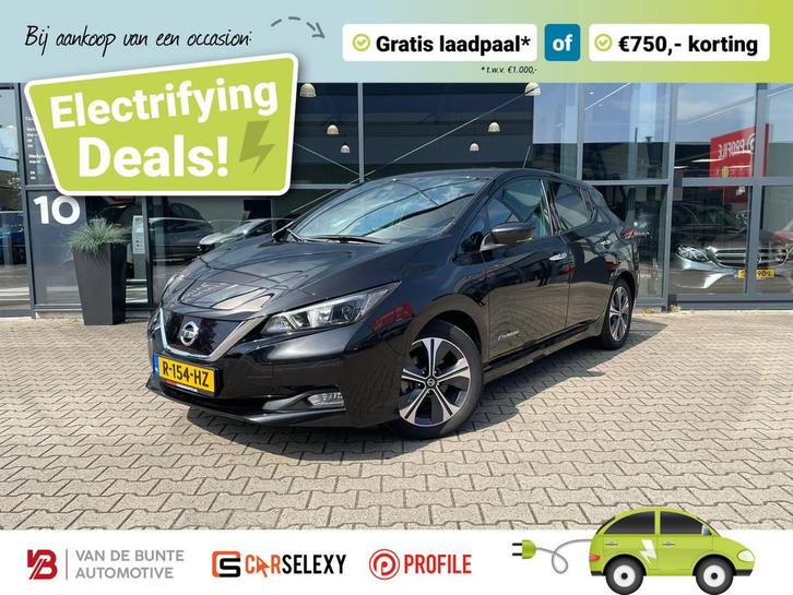 Nissan LEAF N-Connecta 40 kWh *Gratis Laadpaal!*, Auto's, Nissan, Bedrijf, Te koop, Leaf, 360° camera, ABS, Adaptive Cruise Control