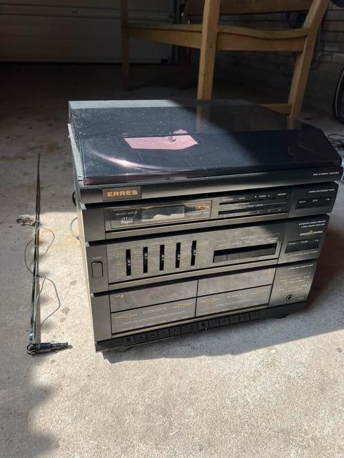 ERRES stereotoren met platenspeler, Audio, Tv en Foto, Stereo-sets, Gebruikt, Cassettedeck, Overige merken, Ophalen