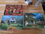 Gratis 3x Puzzels, Ophalen, 500 t/m 1500 stukjes, Gebruikt, Legpuzzel