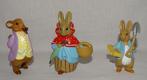 3 Vintage Beatrix Potter pvc figuurtjes Plastoy 1998, Verzenden, Nieuw