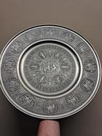 Tinnen wandbord Adam & Eva., Antiek en Kunst, Antiek | Tin, Ophalen of Verzenden