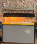 Vintage Pilastro / Tomado wandrek met verlichting en bureau, Ophalen