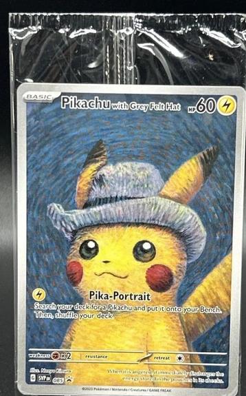 Pikachu van Gogh gesealed *GEZOCHT* beschikbaar voor biedingen