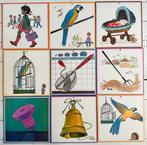 Schoolplaat leren lezen Zwijsen vintage Toos Koedam 1979, Verzamelen, Retro, Ophalen of Verzenden, Huis en Inrichting