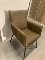 eetkamerstoelen leder rancho - 6 stuks  merk HE Design, Ophalen, Overige kleuren, Nieuw, Leer