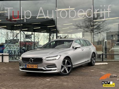 Volvo V90 2.0 T6 AWD Inscription Clima Pano 1eEig Dealer NAP, Auto's, Volvo, Bedrijf, Te koop, V90, 4x4, ABS, Achteruitrijcamera