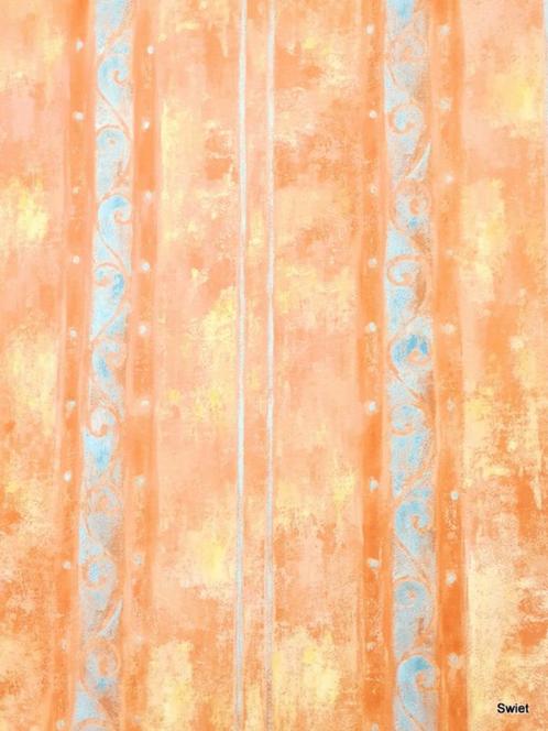 12693 Vintage retro oud barok bloemetjes behang behangpapier, Huis en Inrichting, Stoffering | Behang, Verzenden